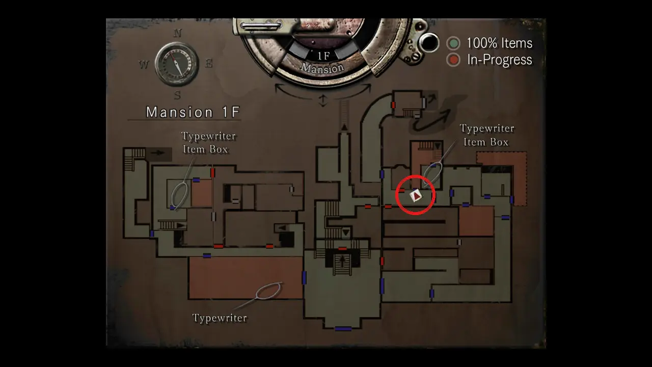 Where it lies on the map
