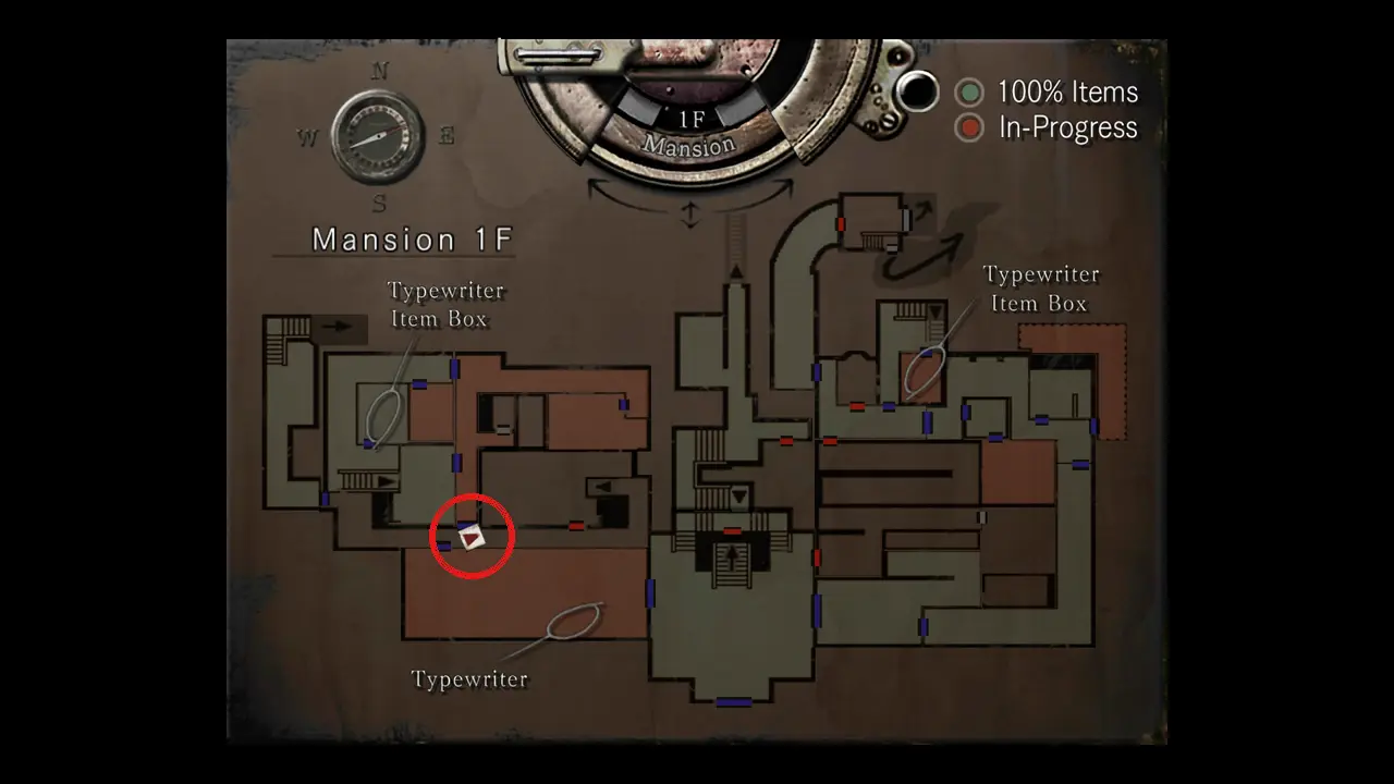 Where it lies on the map