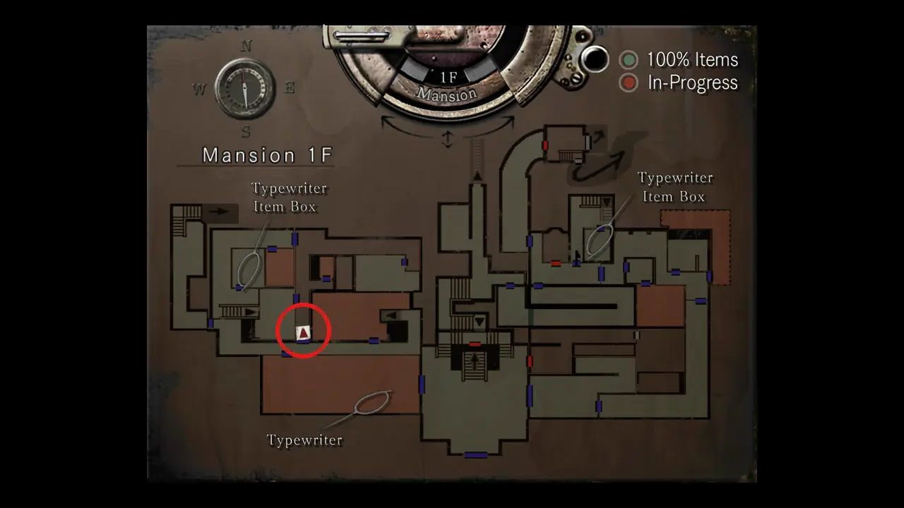 Where it lies on the map