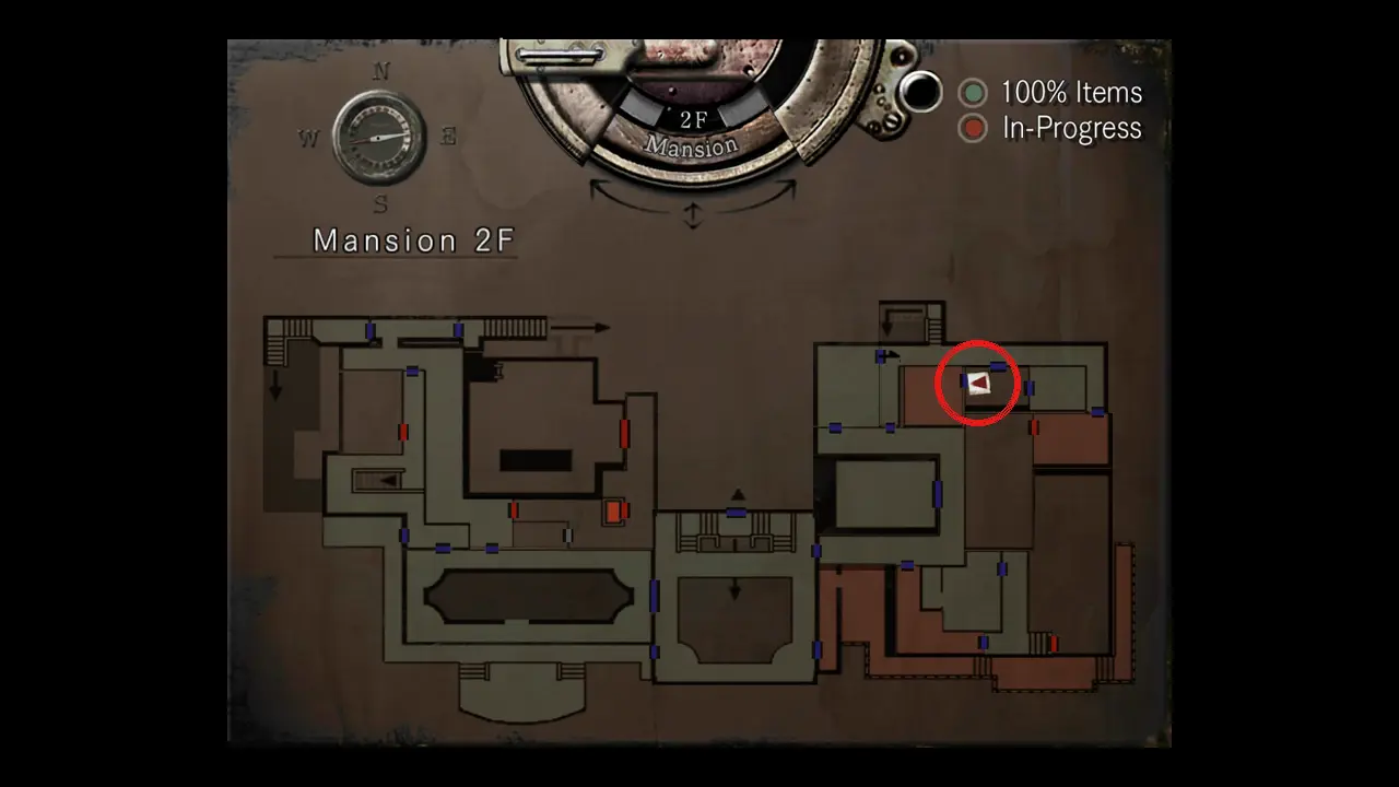 Where it lies on the map