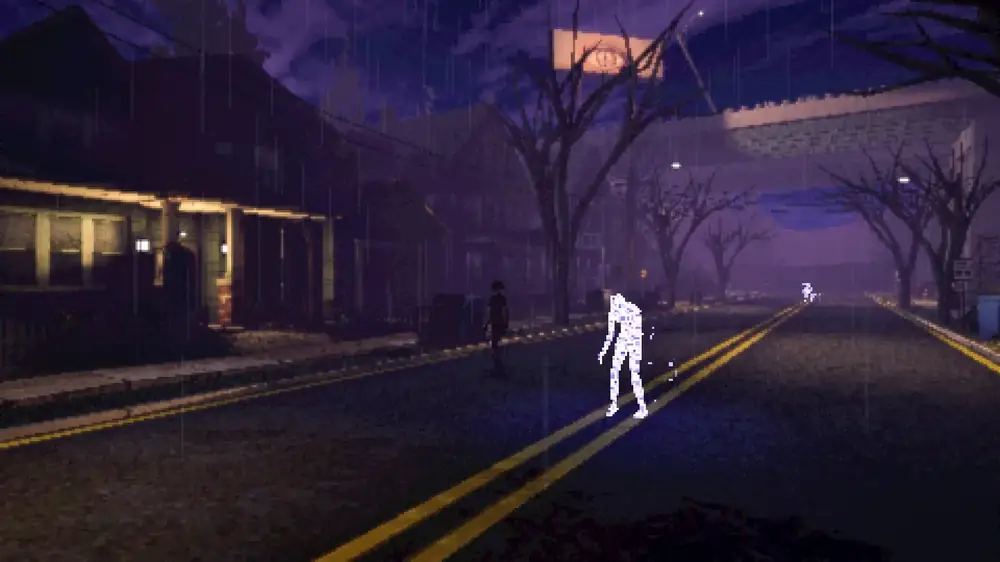 The Neighborhood at night