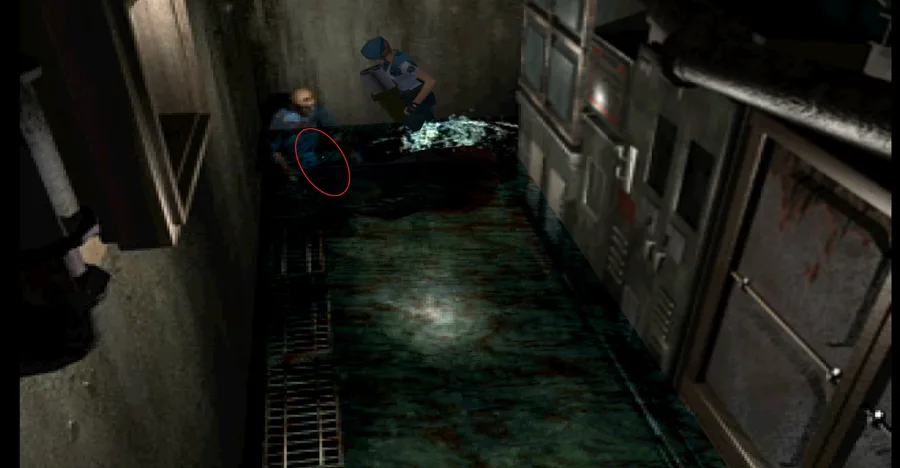 Resident Evil 3 Nemesis &mdash; the Emerald in the Press Office