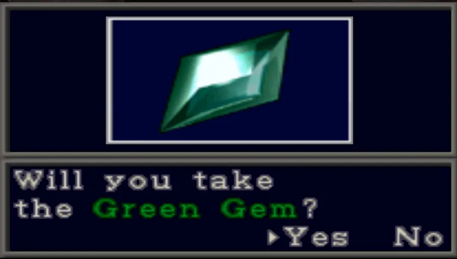 Resident Evil 3 Nemesis &mdash; taking the Green Gem