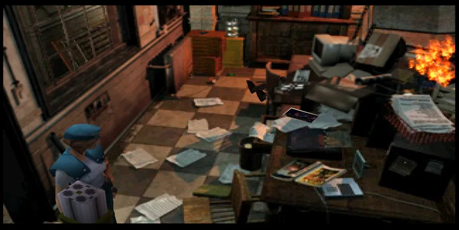 Resident Evil 3 Nemesis &mdash; Carlos on the Press Office floor