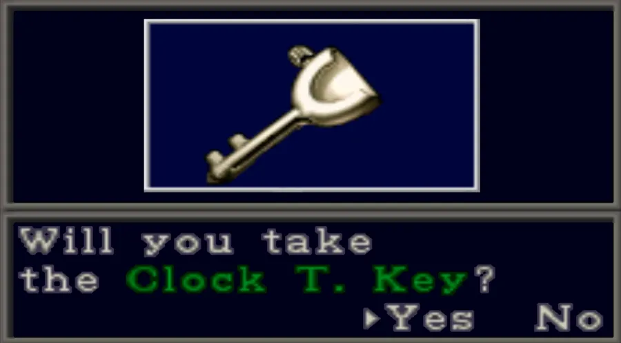Clock Tower &mdash; the Clock T. Key in the Chapel