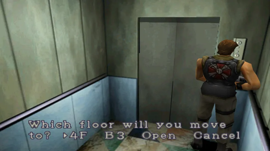 Resident Evil 3 Nemesis &mdash; the hospital elevator choice