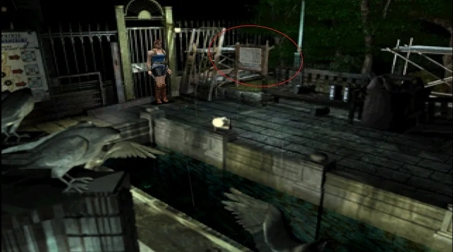 Resident Evil 3 Nemesis &mdash; Raccoon Park step 10