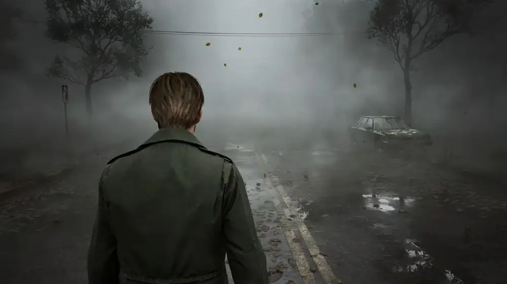 James arrives at the Silent Hill observation deck