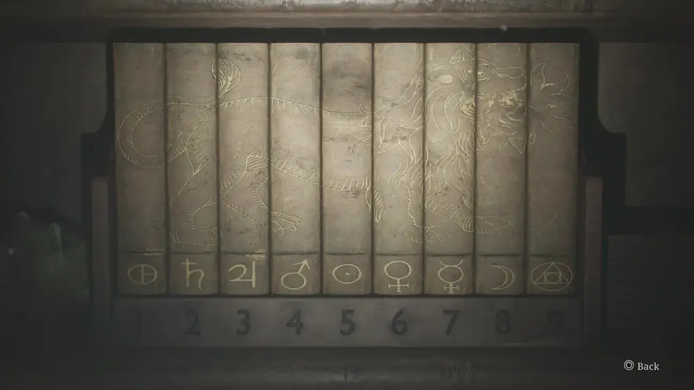 Hospital bookcase puzzle